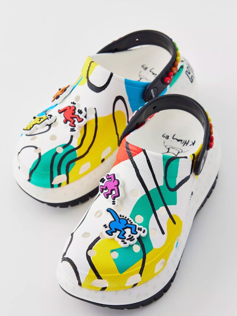 Crocs x Keith Haring Mega Crush Clogs M10/W12 NWT